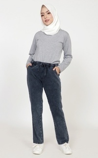 Pants Longpant Denim Daily Snow Black