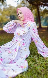 Long Dress Florence Vintage Dress Rose pink-480152