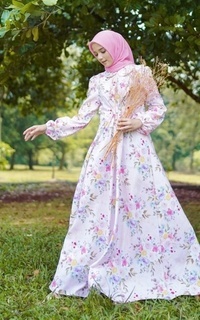 Long Dress Florence Vintage Dress Rose pink-480153