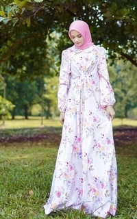 Long Dress Florence Vintage Dress Rose pink-480154