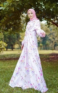 Long Dress Florence Vintage Dress Rose pink-480156