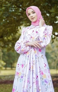 Long Dress Florence Vintage Dress Rose pink-480158