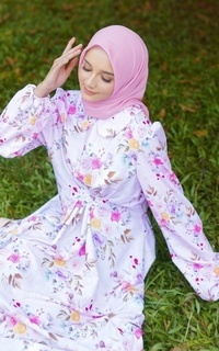 Long Dress Florence Vintage Dress Rose pink-480161
