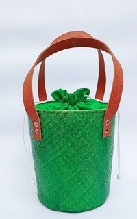 Bag Pandan Woven Bag Green