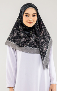 Printed Scarf Jazima Night (Voal Square)