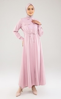 Gamis Eshal Dress Pink