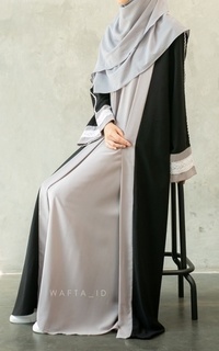 Gamis WAFTA - SARAH ABAYA BLACK