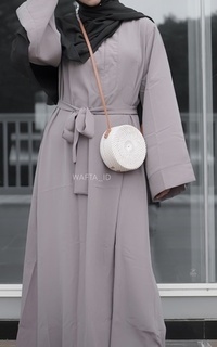 Long Dress WAFTA - MARWAH ABAYA KHAKY