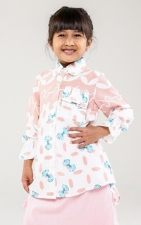 Blus Amara Top Kids Peach 