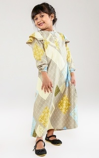 Gamis Lantana Dress Kids  Nude