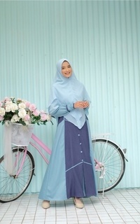 Long Dress Gamis Fathiyyah XL