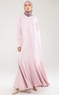 Long Dress Muazah Dress Nude