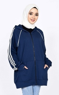 Jaket Oversized Jaket Hoodie Rangga Navy