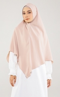 Instant Hijab Khimar Asma Milk Choco