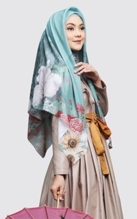 Hijab Motif Yeoja Series Scarf - Green