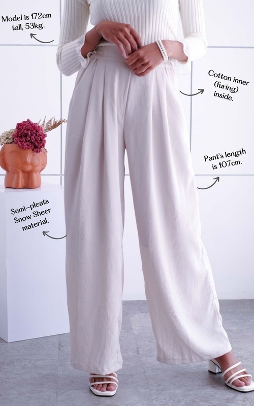 Palazzo - True Pants - Vintage Palazzo Pants - OATMEAL - Oatmeal