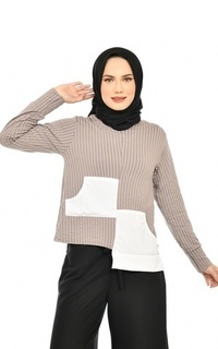 Blus Mybamus Diva Sweater Pocket Coksu M16596 R89S5