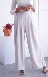 Palazzo True Pants - Vintage Palazzo Pants - OATMEAL