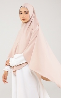Instant Hijab Khimar Asma Milk Choco (S)