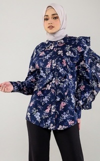 Blouse Sarah Top - Blue