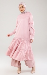 Tunic Raisha Midi Dress - Pink