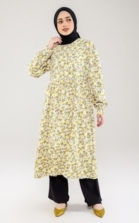 Tunik Maddie Midi Dress - Yellow