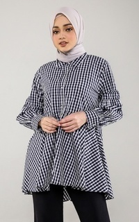 Kemeja Bitha Shirt -Black