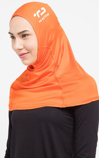 Instant Hijab LH024 sport hijab alfa orange