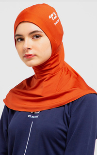 Instant Hijab LH021 Sport hijab betta orange