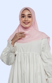 Hijab Polos Plain Paris - Blushing Bride
