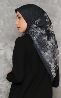 Hijab Motif Allegra Scarf  by Malaiqa - Ink