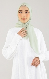 Printed Scarf Voal Square Tea