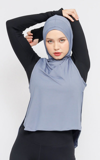 Pakaian Olahraga  Hijab Top Jilbab Olahraga Gowes Jogging Renang