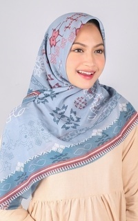 Printed Scarf Voal Hijab Segi Empat Najiah