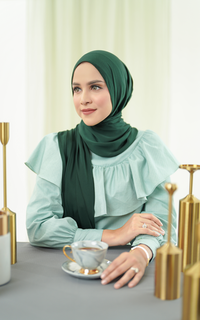 Pashmina Zara Shawl - Dark Green