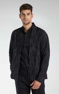 Menswear Orhan Black Tenun Kimono