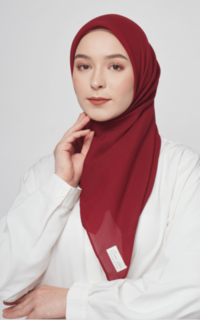 Hijab Polos Basic Square