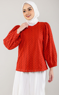 Blus Tilly Blouse - Red