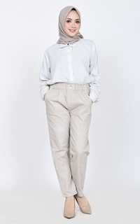 Pants Longpant Baggy Twill Tina Beige