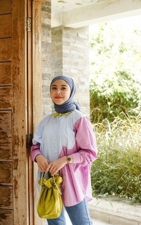 Kemeja Lyan Shirt Blue Blue-504796