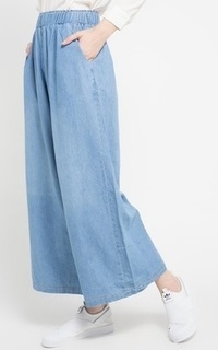 Pants Bundle 2 Pcs Denim Pallazo Kelly