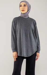 Blus Long Sleeve T-shirt Dark Grey