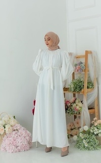 Gamis Abaya Sabrina Broken White