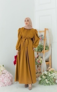 Long Dress Abaya Sabrina Mustard