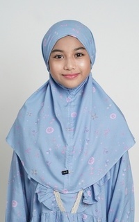 Instant Hijab Bergo Harumi - Baby Blue
