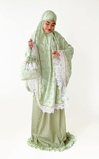 Mukena Mukena Cotton Zahra Green