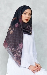 Printed Scarf FAHIRA SERIES BLACK