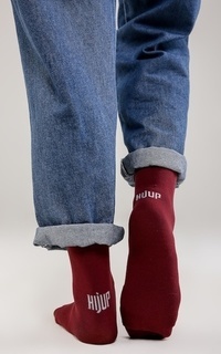 Kaos Kaki Basic Wudhu Socks Wine-506946