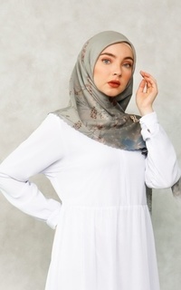 Printed Scarf FAHIRA SERIES GREY