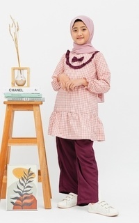 Pakaian Anak Ciara Set Burgundy S